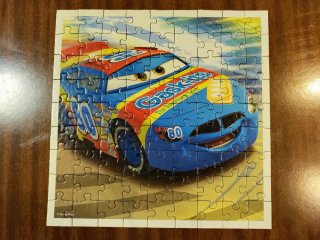Maletín 4 Puzzles Rayo McQueen Infantil