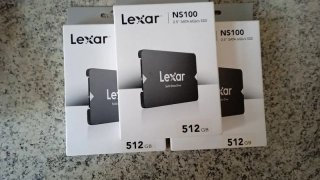 3x Lexar NS100 SSD 2.5 512GB SATA III