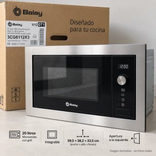 Microondas Balay 3CG6112X3 Integrable
