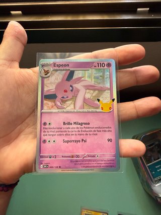 Carta Pokémon Espeon 069/128 Español 30 Aniversari
