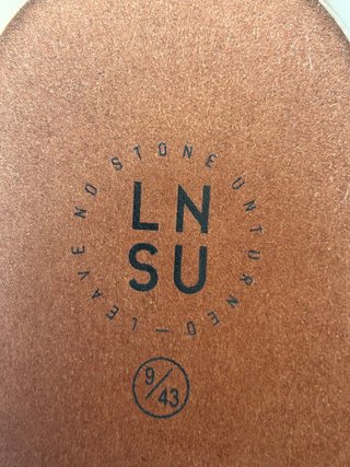 Sandalias Piel LNSU Marrón Talla 43