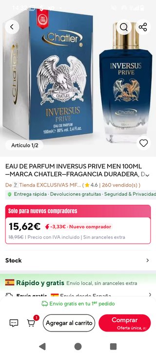 Tú perfume victorioso