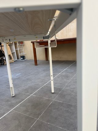Escritorio Ikea Madera y Metal