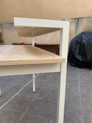 Escritorio Ikea Madera y Metal