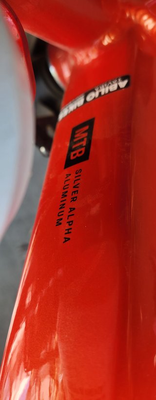 Bicicleta de Montaña Trek Roja