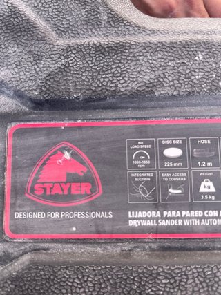Lijadora de pared Stayer AVS poco uso