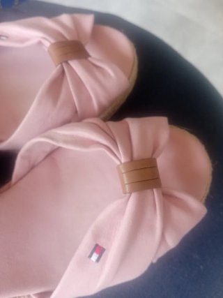 Sandalias cuña Tommy Hilfiger rosas