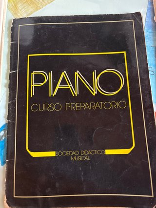 Libro de Piano: Curso Preparatorio