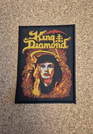 King Diamond Woven Patch