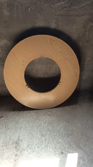 Tarima para brasero de madera 70 cm