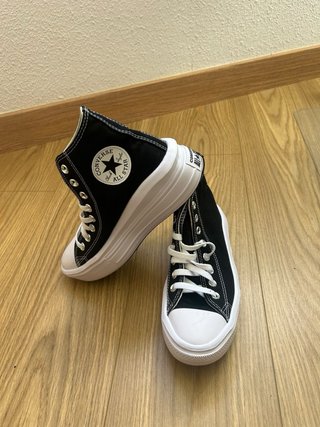 Zapatillas Converse plataforma negras