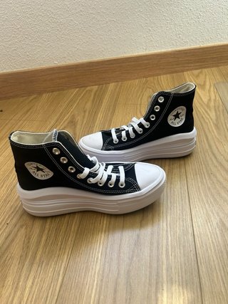 Zapatillas Converse plataforma negras