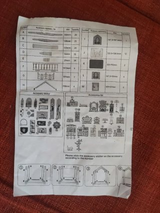 Casa de muñecas con 38 accesorios aparte de regalo
