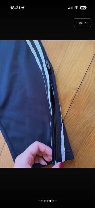 Pantaloni Adidas Larghi Taglia L
