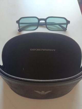 Gafas de Sol Emporio Armani Negras y Turquesa