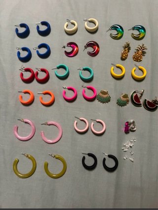 Lote de pendientes variados