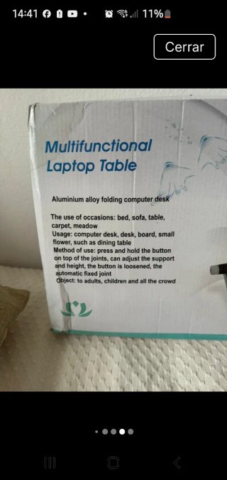 Soporte portátil ajustable para portátil