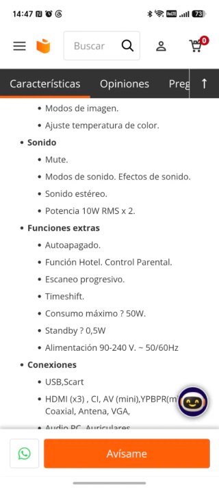 Televisor Nevir 40 FullHD