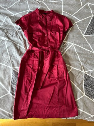 Vestido H&M Talla M Rojo