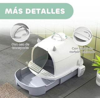 Arenero para gatos