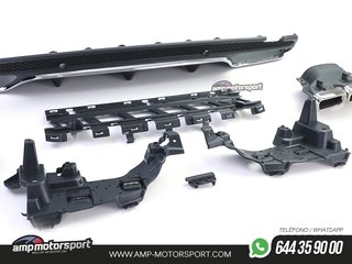 DIFUSOR TRASERO MERCEDES CLASE C W205 LOOK C63 AMG