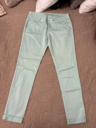 Pantalón Chino Verde Menta Talla S