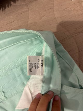 Pantalón Chino Verde Menta Talla S