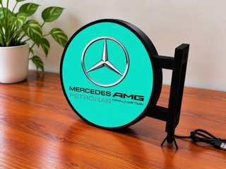 Pack Mercedes AMG Petronas Cartel Luminoso + Acces
