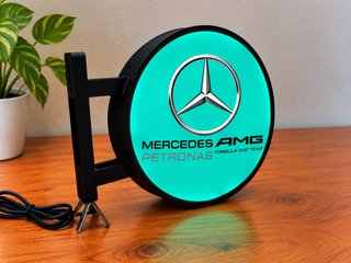 Pack Mercedes AMG Petronas Cartel Luminoso + Acces