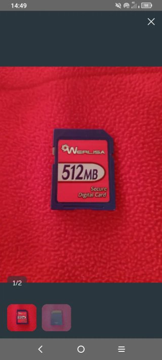 TARJETA SD PARA CÁMARAS DE FOTOS ANTIGUAS