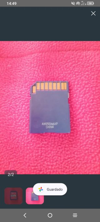 TARJETA SD PARA CÁMARAS DE FOTOS ANTIGUAS