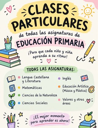Clases particulares niños Educación Primaria