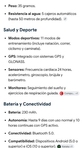 Xiaomi Mi Watch Lite Negro