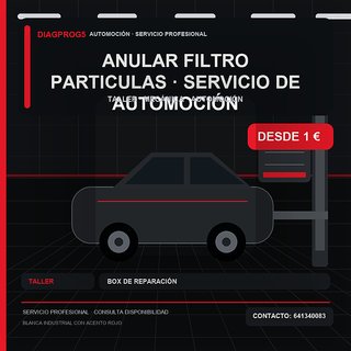 anular filtro particulas · Servicio de automoción