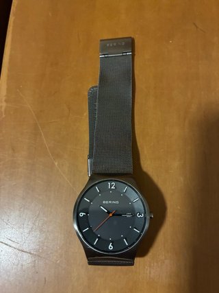 Reloj Bering Solar Negro/Plateado