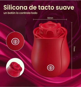 Masajeador Facial y Corporal de Silicona Rosa