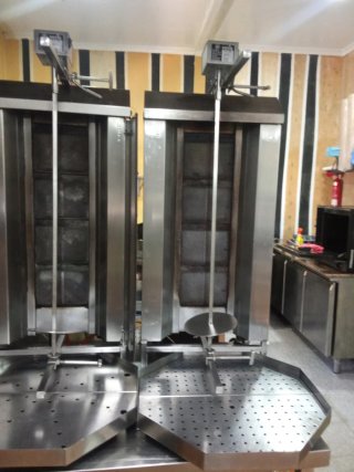 Asador de kebab profesional