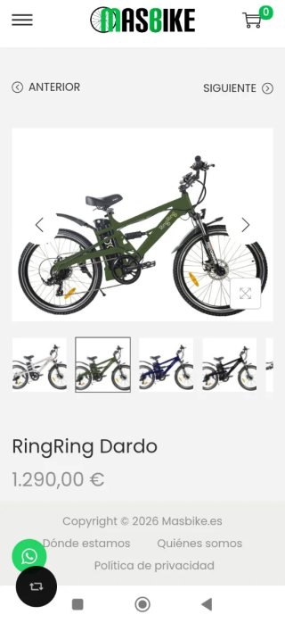 Bicicleta Montaña eléctrica