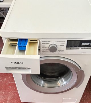 LAVADORA SIEMENS DE 8 KILOS BLANCO GRIS