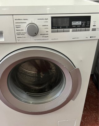 LAVADORA SIEMENS DE 8 KILOS BLANCO GRIS