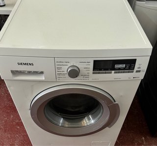 LAVADORA SIEMENS DE 8 KILOS BLANCO GRIS