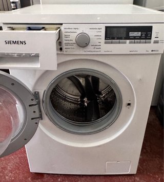 LAVADORA SIEMENS DE 8 KILOS BLANCO GRIS
