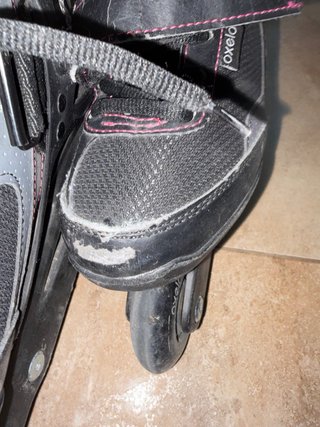 Patines en línea Oxelo negros y rosas 38
