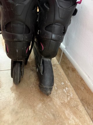 Patines en línea Oxelo negros y rosas 38