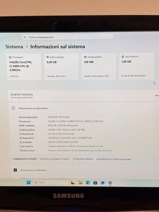HP ProDesk 400 G6 i5-9400 8GB RAM 256GB NvMe Win11