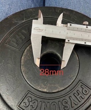 Discos de pesas Physionics 2.5kg y 5kg