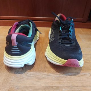 Zapatillas Hoka Bondi 8 Negro/Amarillo