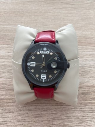 Reloj D&G Time Negro y Rojo