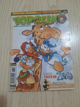 Giornaletto a fumetti di topolino