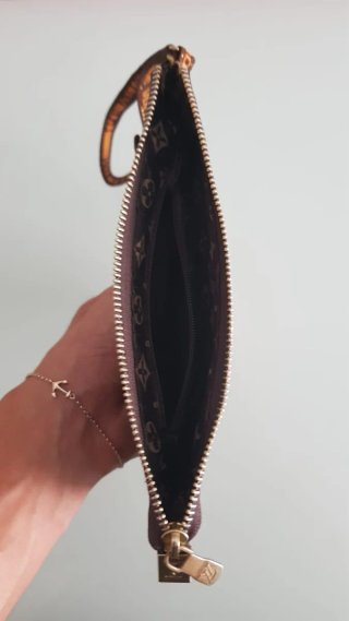 Borsa Pochette ispirazione Louis Vuitton Marrone
